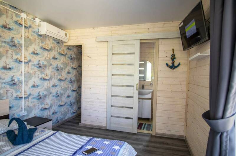 Домик однокомнатный 3+1 с видом на бассейн