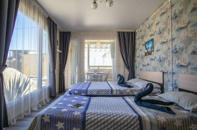 Домик однокомнатный 3+1 с видом на бассейн