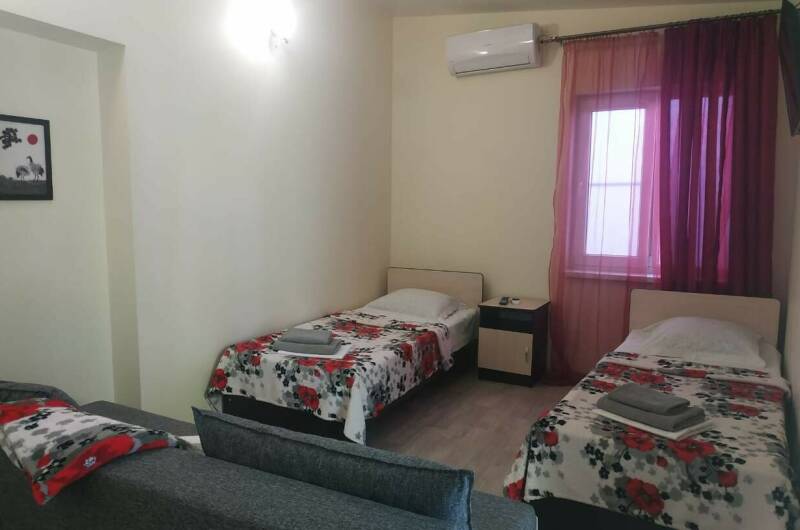 3-х 4-х местная комната с раздельными кроватями