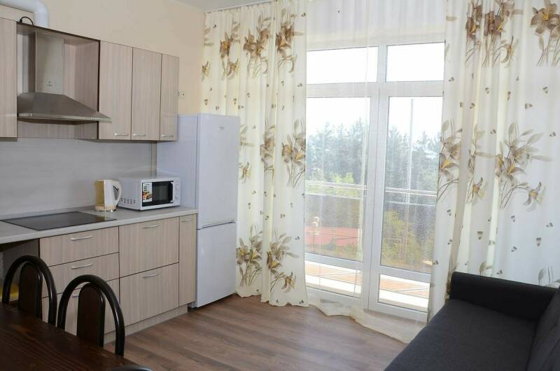 Апартаменты с 1 спальней и балконом +