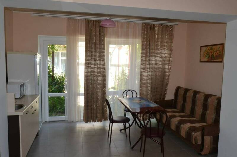 Большая студия с кухней и кондиционером (1-й этаж)