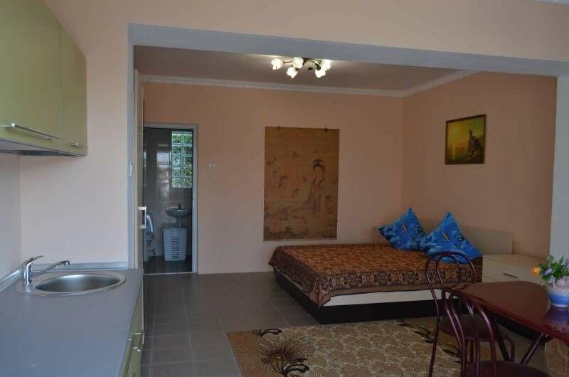 Средняя студия с кухней и кондиционером (1-й этаж)