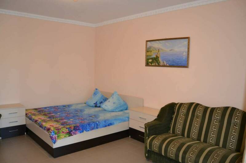 Студия с террасой и кондиционером (1-й этаж)