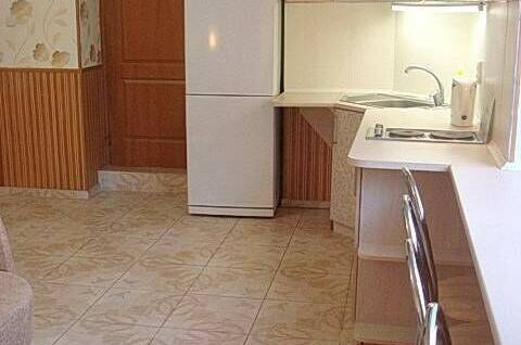 Люкс с кухней 4-х местный (1 этаж, Коттедж 1)