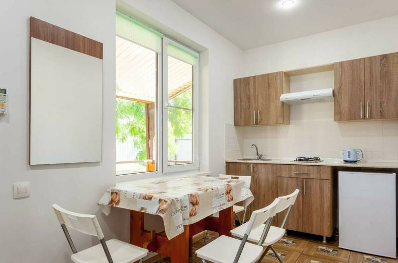 Двухкомнатные апартаменты с кухней