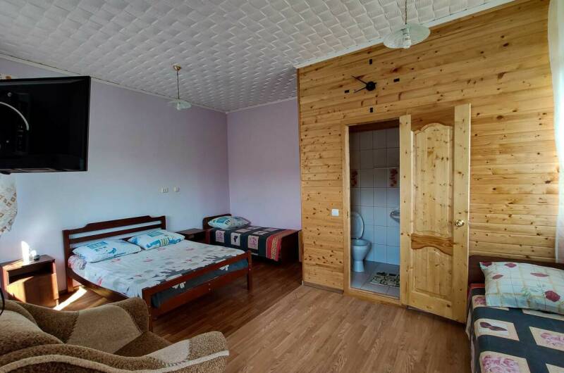 Номер стандарь с удобствами 5 мест