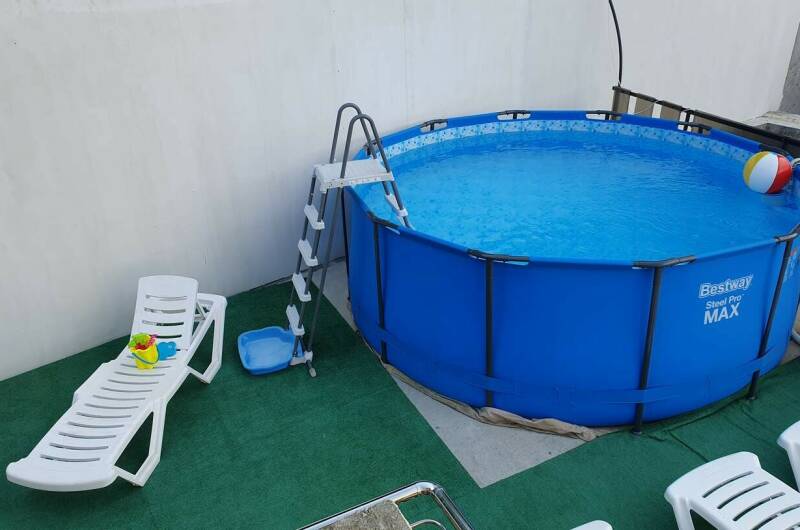 Квартира-студия с кухней, четыре спальных места