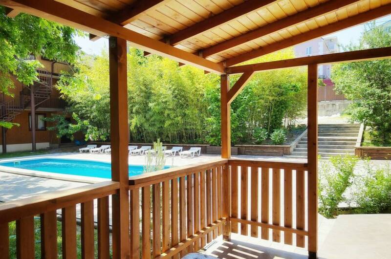 Комната для проживания 4-х человек с верандой