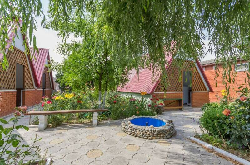 Домики с террасами