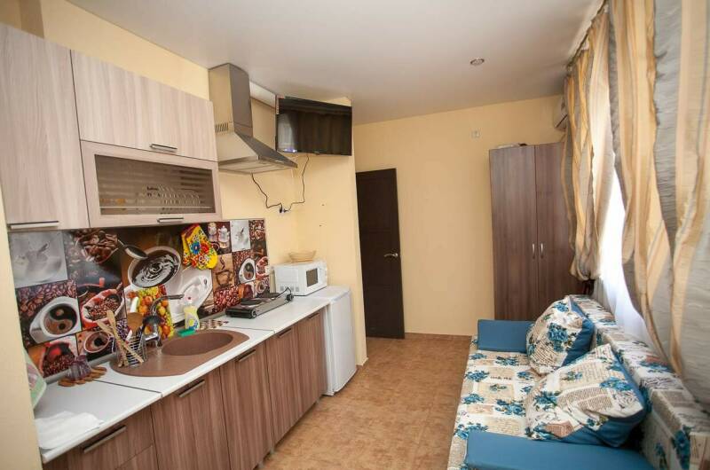 Двухкомнатные апартаменты с кухней в корпусе