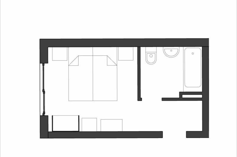 2-х местный номер «Стандарт» без балкона