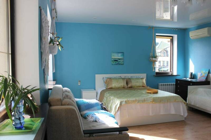 Четырехместный номер с большим балконом