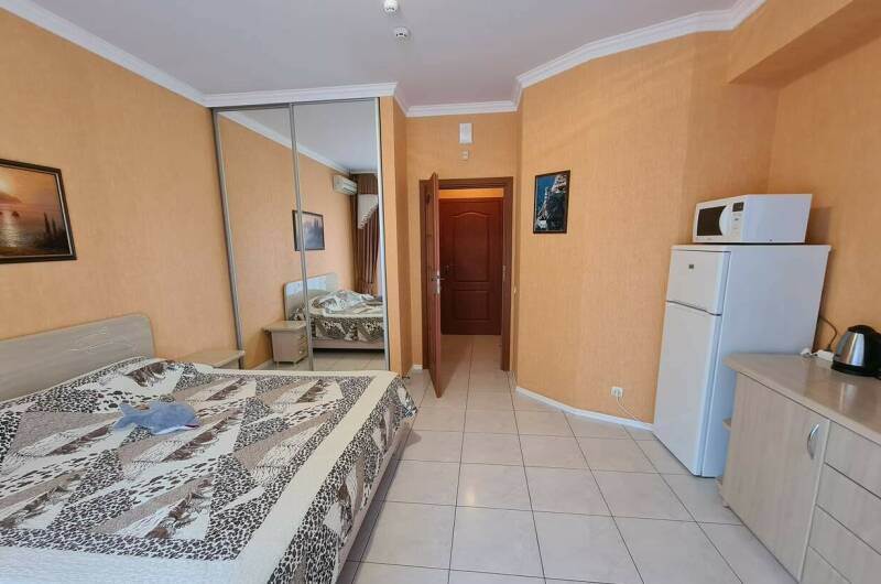 Двухместный номер с 1 кроватью и балконом