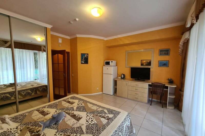 Двухместный номер с 1 кроватью и балконом