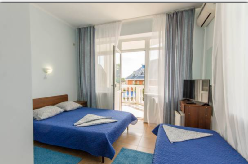 3-х местный номер с большим балконом