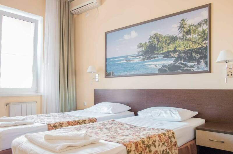 Двухместный номер с 1 или 2 отдельными кроватями