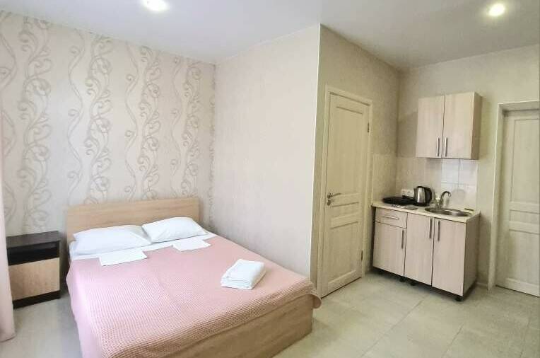 Однокомнатные апартаменты с двуспальной кроватью