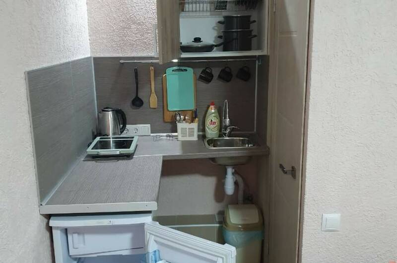 Студия с кухней трёхместная