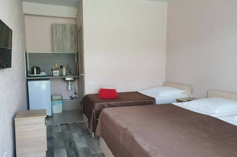 Студия с кухней трёхместная