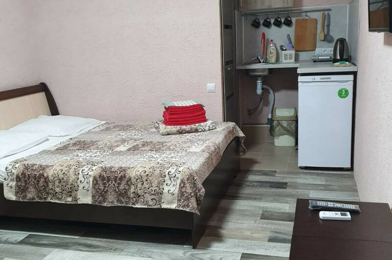 Студия с кухней четырёхместная