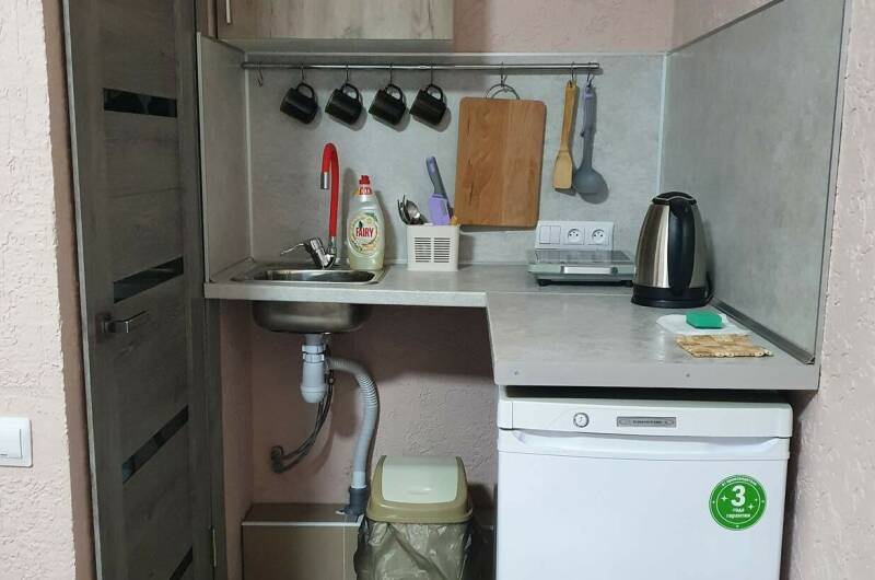 Студия с кухней четырёхместная