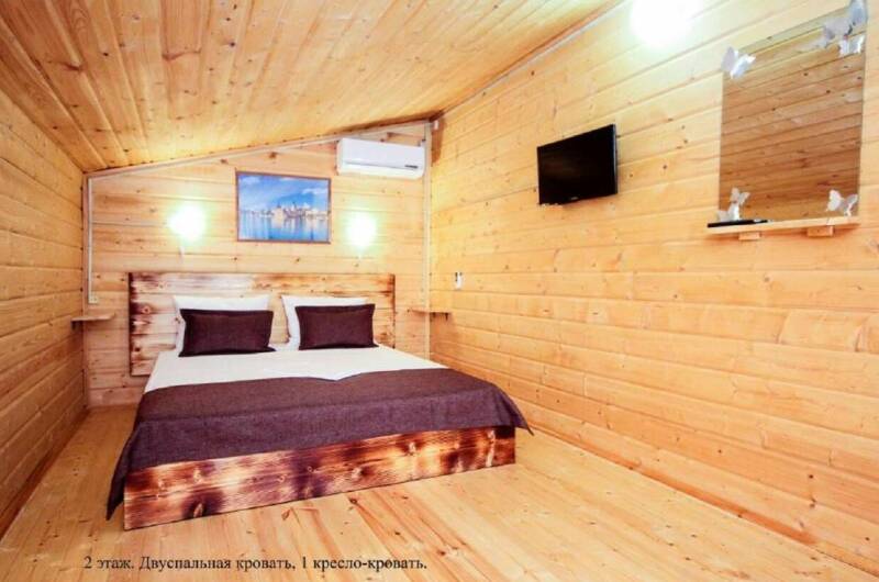 Двухэтажный дом из сруба