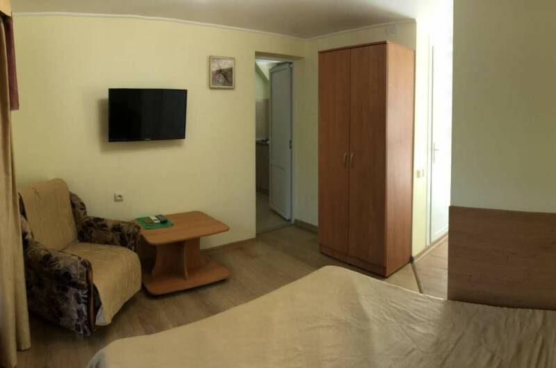 Двухместная помещение с удобствами и кухней