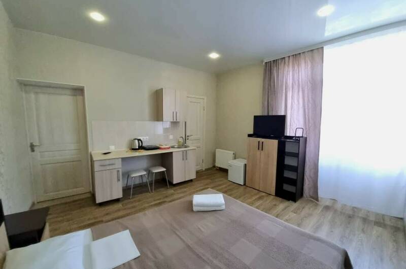 Однокомнатные апартаменты с двуспальной кроватью