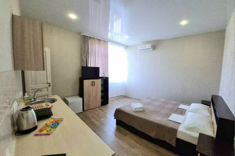 Однокомнатные апартаменты с двуспальной кроватью