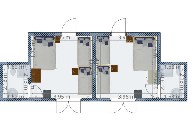 4-х местный «Стандарт» с балконом