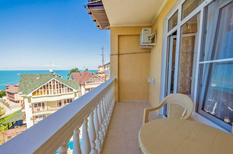 Двухместный номер с прямым видом на море