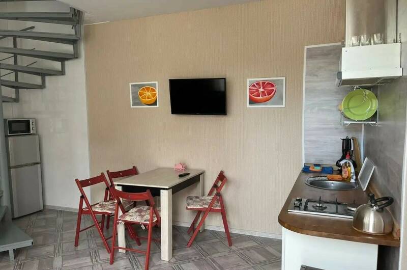 Двухэтажный номер с кухней на 5 чел