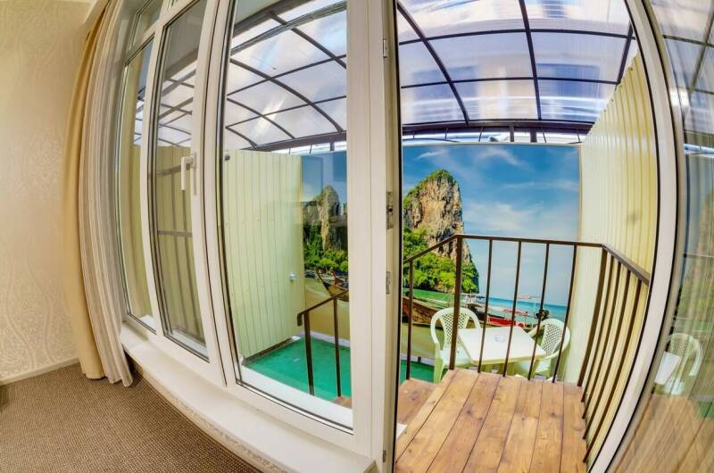 3-х местный номер «Комфорт» с собственным двориком