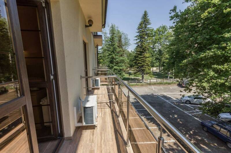 Комната с 2х.сп. кроватью, балконом, видом на море