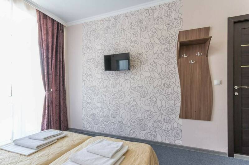 2х местная комната с двумя кроватями, с балконом