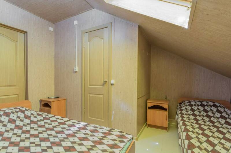 2, 3-х местная комната на мансарде