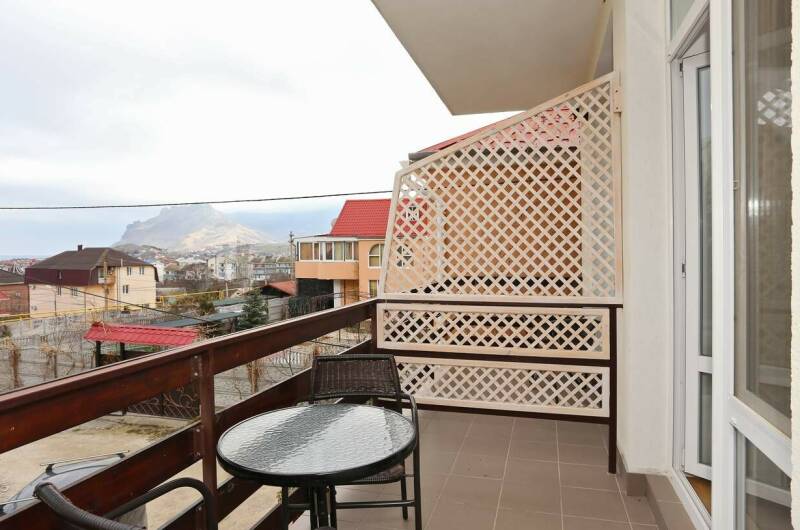 Двухместный номер с двумя кроватями, балконом