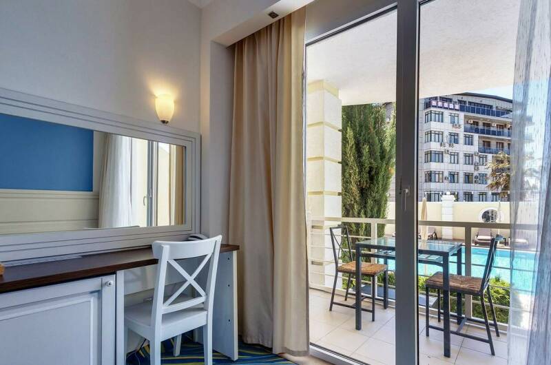 2-х местный номер с балконом с видом на море