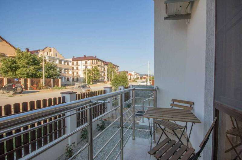 Двухместный стандарт с балкон, с видом во двор