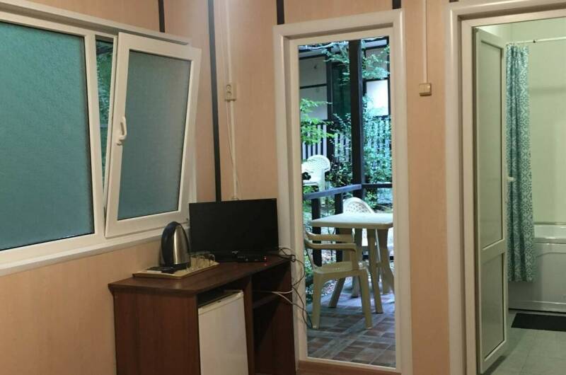 Номер с двуспальной кроватью, сплитсистема, балкон