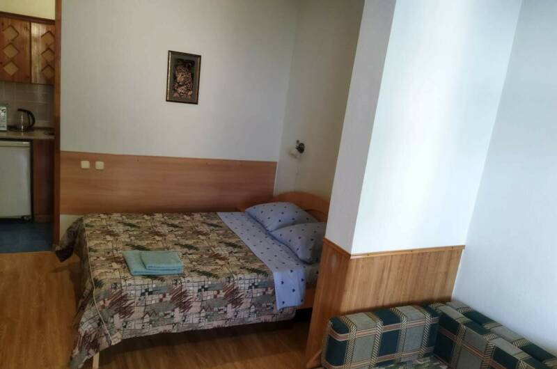 № 2 С выходом на общий балкон, боковой вид на море