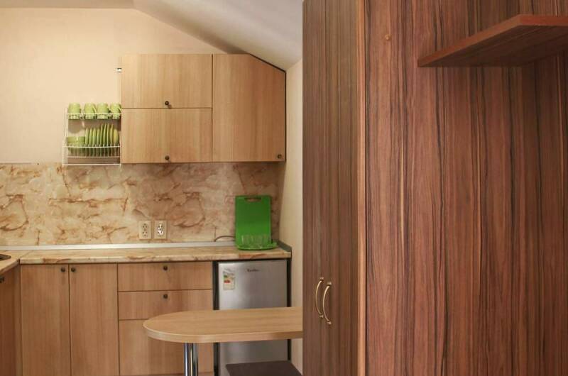 Трехместный номер с кухней