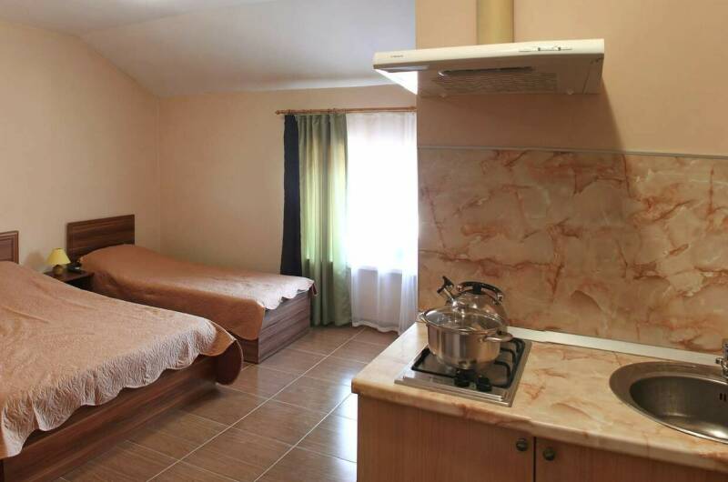 Трехместный номер с кухней