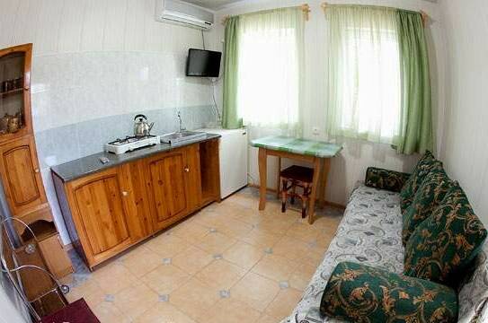 Двухкомнатный номер с кухней на 4 человека