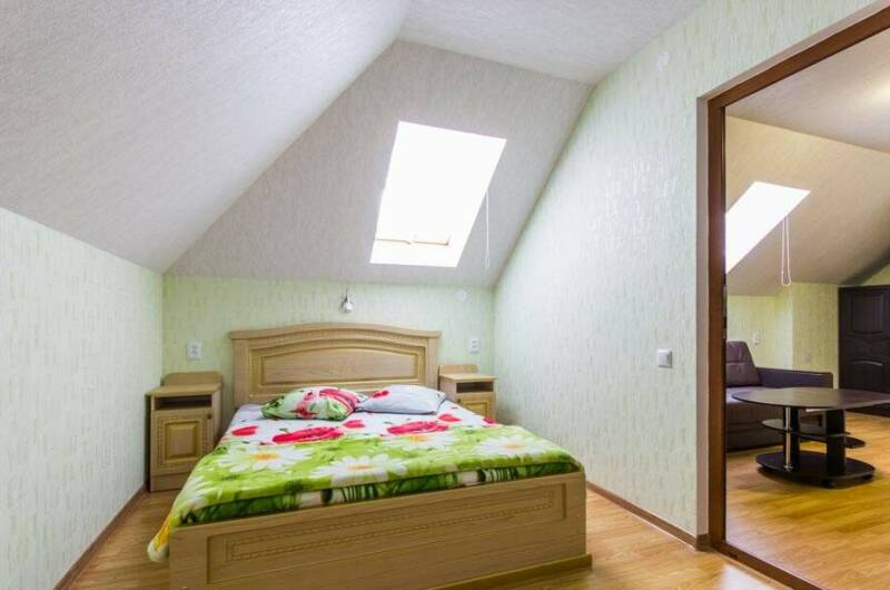 Двухкомнатный «Мансарда» 3−5 местный номер