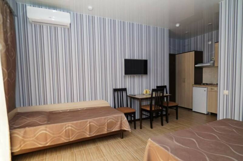 3-х местный номер с кухней, балконом, вид на море