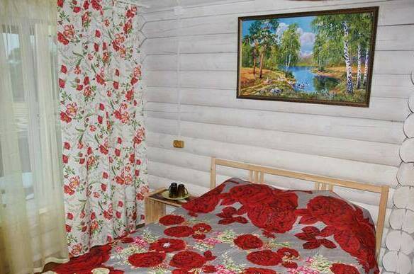 Номера в деревянном срубе