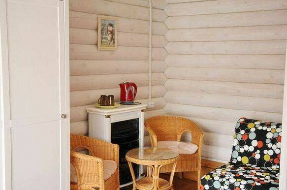 Номера в деревянном срубе