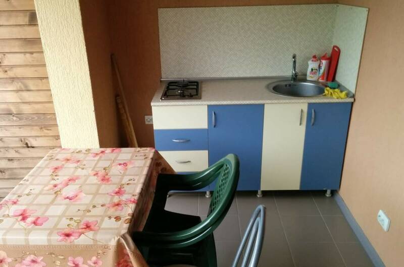 Номер 2: Кухня в номере, 1 этаж, Двухместный