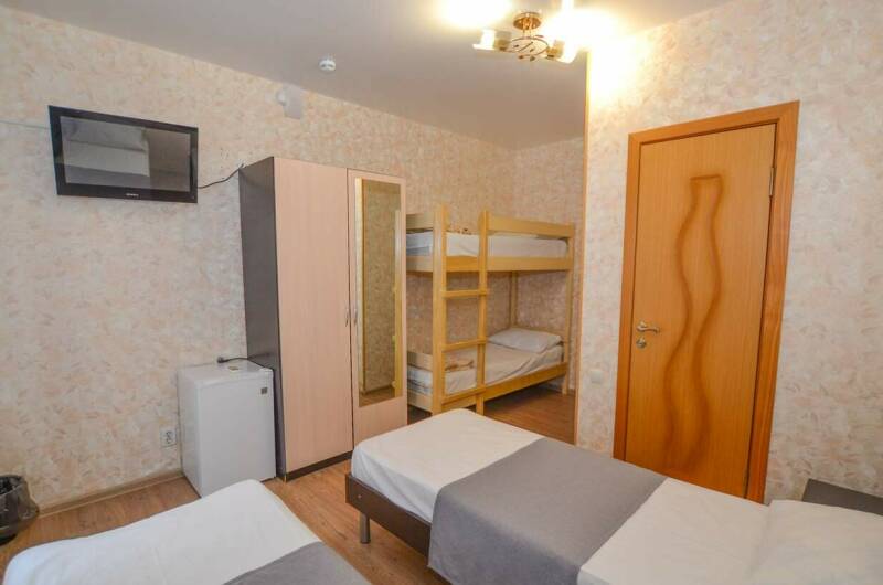 Четырёхместный однокомнатный